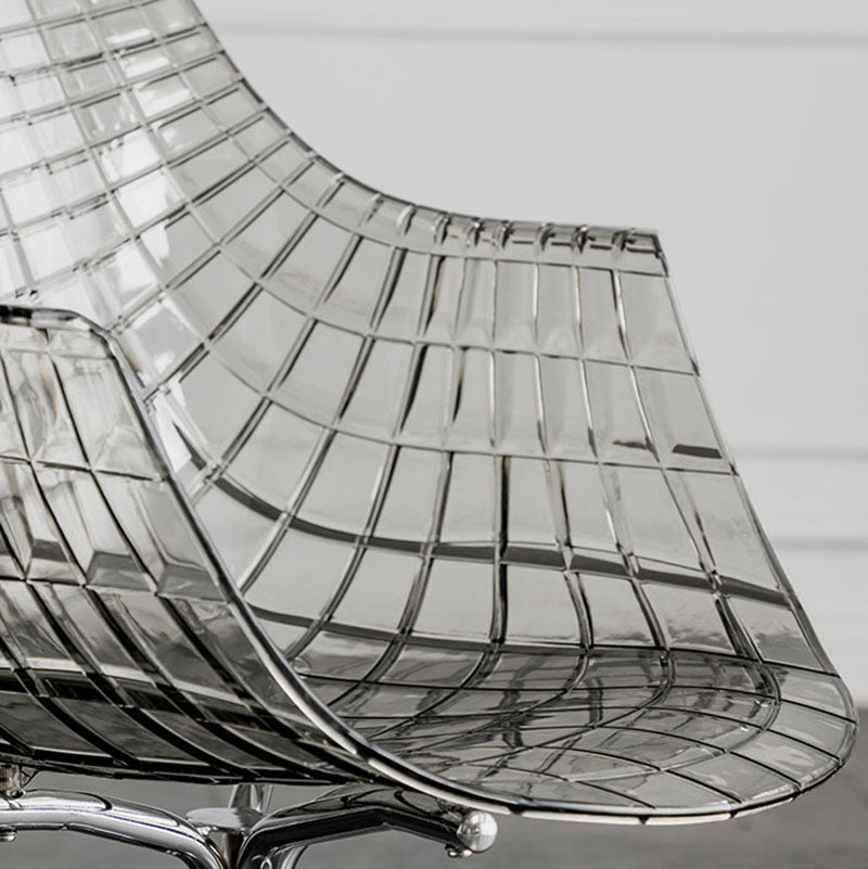 Contemporary Style Dining Chairs Arm Chairs for Kitchen with Metal Legs