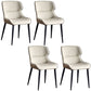 Modern Metal Dining Room Chair Wingback Arm Chair for Restaurant Use Gray-White 4 Piece Set Clearhalo 'Dining Chairs' 'Dining Tables & Seating' 'dining_chair' 'furn' 'furn_dining_chair' 'Furniture' 'Kitchen & Dining Furniture' 5829196