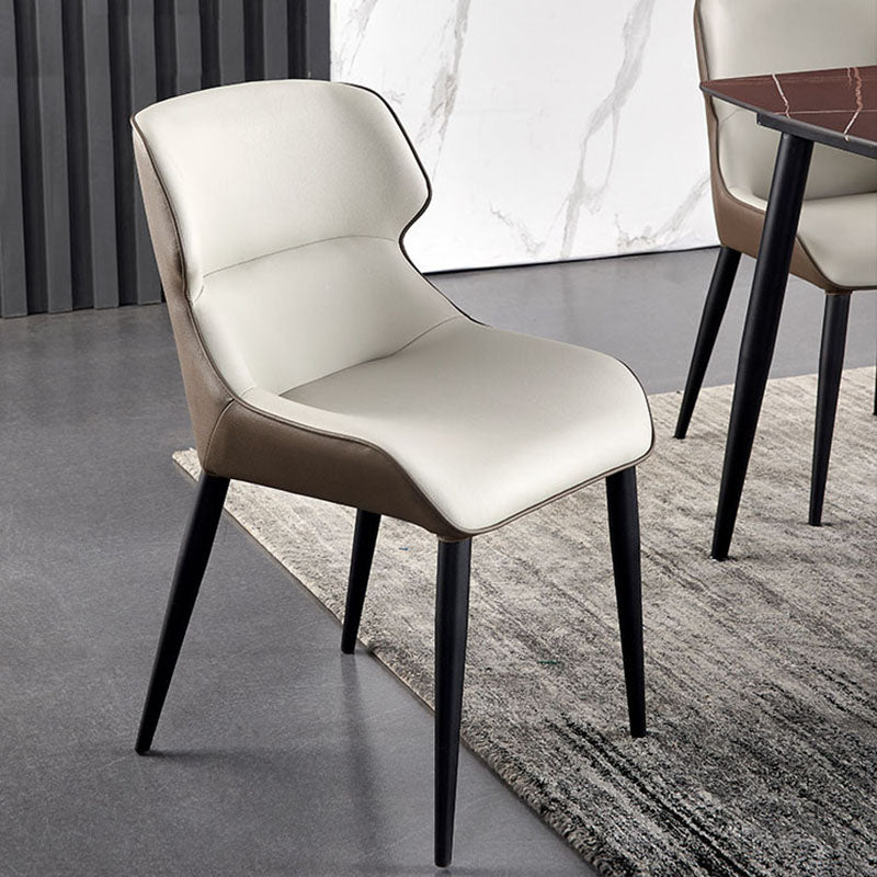 Modern Metal Dining Room Chair Wingback Arm Chair for Restaurant Use Clearhalo 'Dining Chairs' 'Dining Tables & Seating' 'dining_chair' 'furn' 'furn_dining_chair' 'Furniture' 'Kitchen & Dining Furniture' 5829197