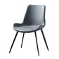 Silla lateral de comedor de cuero Diseño industrial sólidos sólidos de comedor lateral