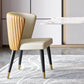 Sillas de comedor de estilo glamorbla nórdico sillas laterales sin brazos con patas de madera