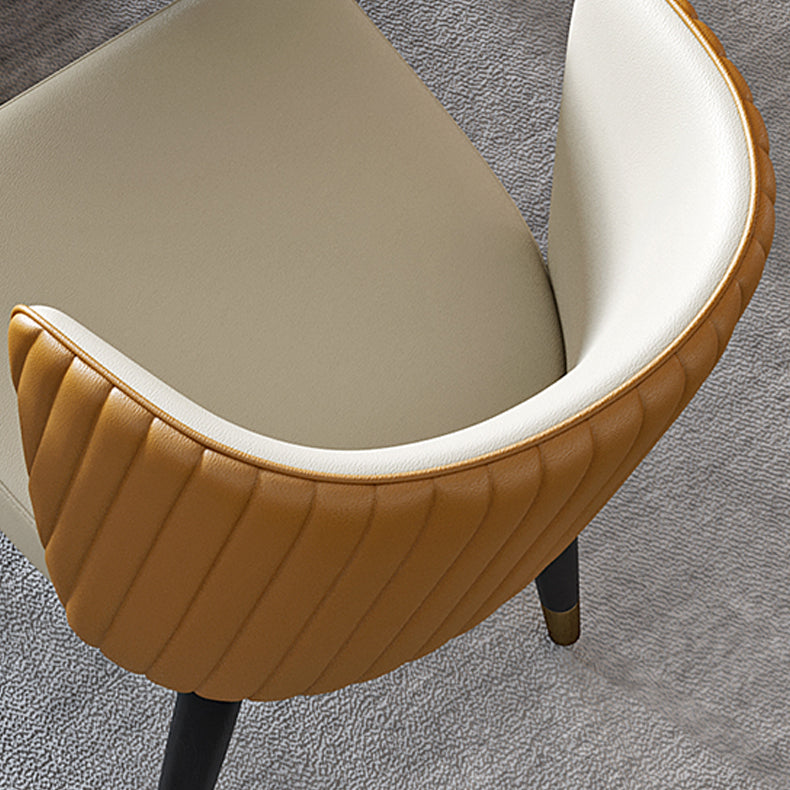 Sillas de comedor de estilo glamorbla nórdico sillas laterales sin brazos con patas de madera