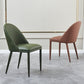 Leather Contemporary Indoor-Outdoor Dining Chair Solid Back Side Chair
