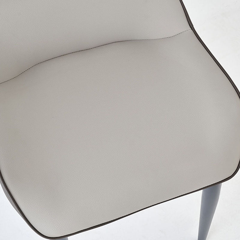 Silla de estilo contemporánea sillas de ala de brazo de cocina con patas de metal