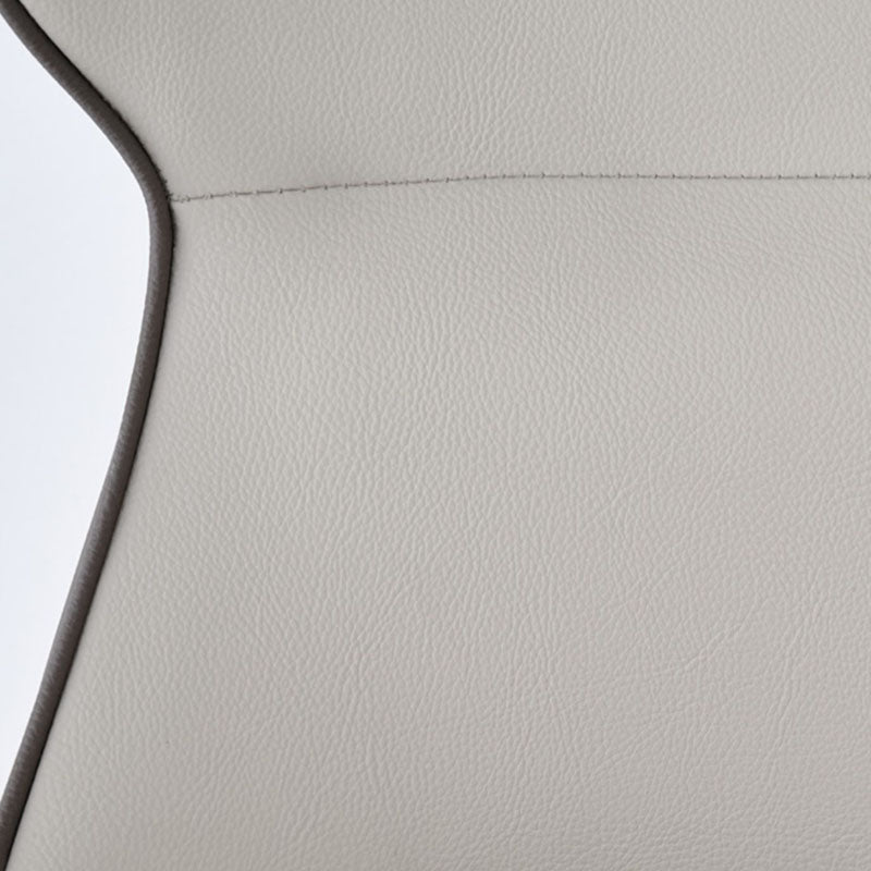 Silla de estilo contemporánea sillas de ala de brazo de cocina con patas de metal