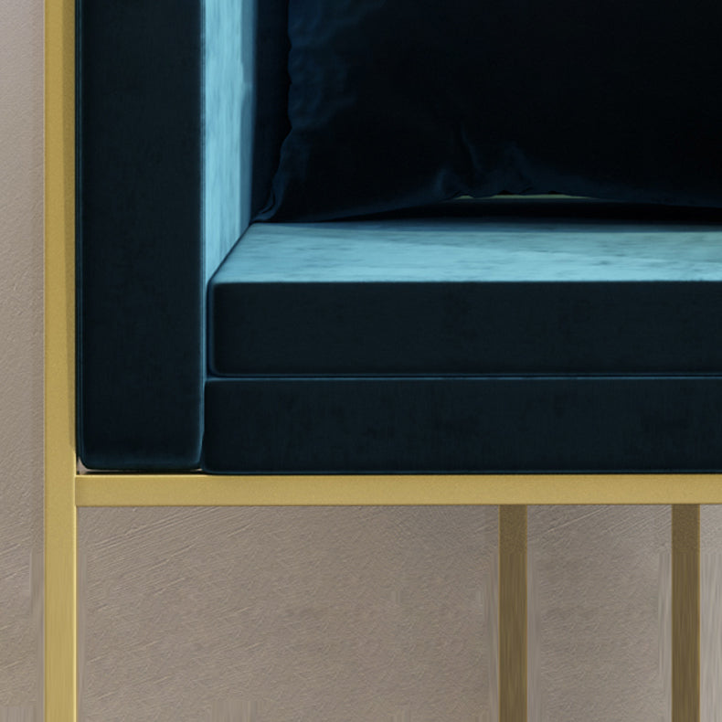 Scandinavian Armless Solid Back Chair for Home Fabric Dining Side Chair Clearhalo 'Dining Chairs' 'Dining Tables & Seating' 'dining_chair' 'furn' 'furn_dining_chair' 'Furniture' 'Kitchen & Dining Furniture' 5829313