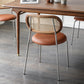 Open Back Side Chair Industrial Armless PU Leather Dining Chairs Clearhalo 'Dining Chairs' 'Dining Tables & Seating' 'dining_chair' 'furn' 'furn_dining_chair' 'Furniture' 'Kitchen & Dining Furniture' 5829330