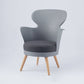 Modern Design Upholstered Dining Chairs Solid Back Chair for Home