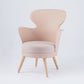 Modern Design Upholstered Dining Chairs Solid Back Chair for Home