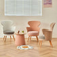 Modern Design Upholstered Dining Chairs Solid Back Chair for Home