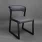 Open Back Side Chair Industrial Style PU Leather Dining Chairs for Home Clearhalo 'Dining Chairs' 'Dining Tables & Seating' 'dining_chair' 'furn' 'furn_dining_chair' 'Furniture' 'Kitchen & Dining Furniture' 5829361