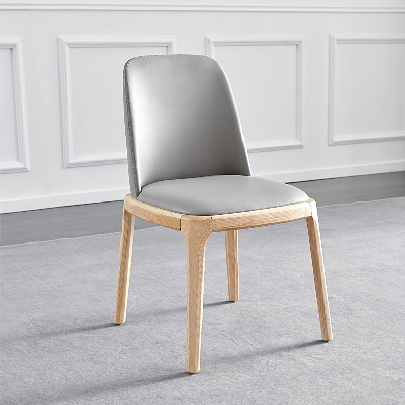 Sillas laterales modernas del comedor sillas sin brazo de madera para el hogar