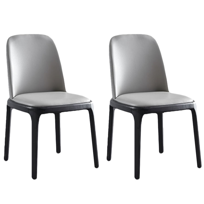 Sillas laterales modernas del comedor sillas sin brazo de madera para el hogar