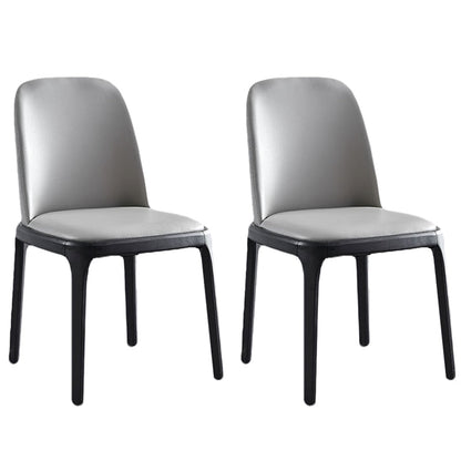 Sillas laterales modernas del comedor sillas sin brazo de madera para el hogar