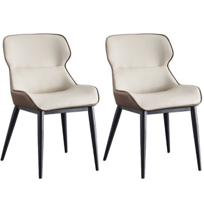 Sillas laterales modernas del comedor sillas sin brazo sin brazo para el hogar
