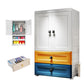 Eigentijdse garderobe kast plastic scharnierende garderobe armoire