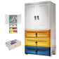 Eigentijdse garderobe kast plastic scharnierende garderobe armoire