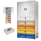 Eigentijdse garderobe kast plastic scharnierende garderobe armoire