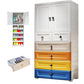 Eigentijdse garderobe kast plastic scharnierende garderobe armoire