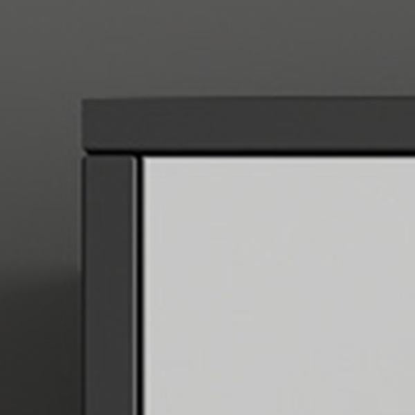 Natural Finish Cabinet with Hinged Door Contemporary Interior Storage Cabinet