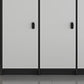 Natural Finish Cabinet with Hinged Door Contemporary Interior Storage Cabinet