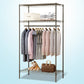 Contemporary Style Wardrobe Metal 1-Door Wardrobe Closet for Bedroom