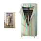 Contemporary Style Wardrobe Metal 1-Door Wardrobe Closet for Bedroom