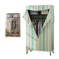 Contemporary Style Wardrobe Metal 1-Door Wardrobe Closet for Bedroom