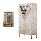 Contemporary Style Wardrobe Metal 1-Door Wardrobe Closet for Bedroom