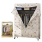 Contemporary Style Wardrobe Metal 1-Door Wardrobe Closet for Bedroom