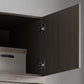 Brown Engineered Wood Wardrobe Closet Contemporary Wardrobe Cabinet