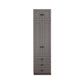 Contemporary Grey Wardrobe Armoire Engineered Wood Wardrobe Closet