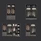 Contemporary Grey Wardrobe Armoire Engineered Wood Wardrobe Closet