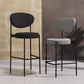 Living Room Upholstered Bar Stool Industrial Armless Bar Chair