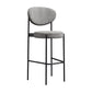 Living Room Upholstered Bar Stool Industrial Armless Bar Chair