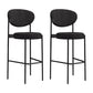 Living Room Upholstered Bar Stool Industrial Armless Bar Chair