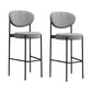 Living Room Upholstered Bar Stool Industrial Armless Bar Chair