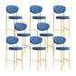 Living Room Upholstered Bar Stool Industrial Armless Bar Chair
