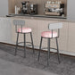 Industrial Footrest Counter Stool Low Back Armless Bar Chair