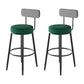 Industrial Footrest Counter Stool Low Back Armless Bar Chair
