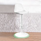 Taburete de bar tapizado con acabado mate, taburete de altura ajustable para el hogar moderno