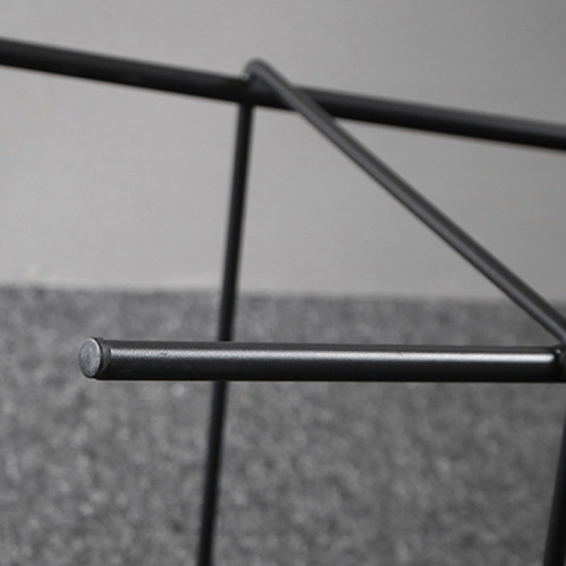 Metal Legs Bucket Bar Stool Industrial Faux Leather Armless Counter Stool Clearhalo 'Bar Furniture' 'Bar Stools' 'bar_stools' 'furn' 'furn_bar_stools' 'Furniture' 'Kitchen & Dining Furniture' 5832026