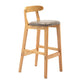 Modern Milk Tea Shop Low Back Stool Matte Finish Upholstered Bar Stools Clearhalo 'Bar Furniture' 'Bar Stools' 'bar_stools' 'furn' 'furn_bar_stools' 'Furniture' 'Kitchen & Dining Furniture' 5832340