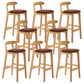 Modern Milk Tea Shop Low Back Stool Matte Finish Upholstered Bar Stools Coffee 8 Piece Set Clearhalo 'Bar Furniture' 'Bar Stools' 'bar_stools' 'furn' 'furn_bar_stools' 'Furniture' 'Kitchen & Dining Furniture' 5832389
