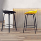 Plastic Bucket Seat Bar Stools Contemporary Low Back Barstool for Home