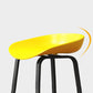 Plastic Bucket Seat Bar Stools Contemporary Low Back Barstool for Home