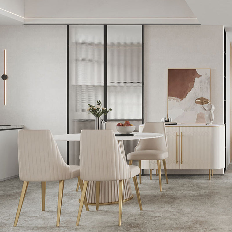 Set di tavoli da pranzo rotondo 1/2/3/5/7 PCS SINTERATO SINTERATO TOVOLO