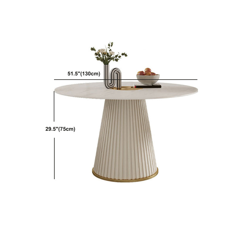 Set di tavoli da pranzo rotondo 1/2/3/5/7 PCS SINTERATO SINTERATO TOVOLO