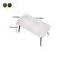 Contemporary Dining Set 1/2/5 Pcs Marble Dining Table with Cow Horn Chairs Clearhalo 'Dining Room Sets' 'Dining Tables & Seating' 'dining_room_set' 'furn' 'furn_dining_room_set' 'Furniture' 'Kitchen & Dining Furniture' 5832821