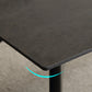 Modern Rectangle Dinette Set 1/4/5/7 Pieces Black Stone Top Indoor Dining Set Clearhalo 'Dining Room Sets' 'Dining Tables & Seating' 'dining_room_set' 'furn' 'furn_dining_room_set' 'Furniture' 'Kitchen & Dining Furniture' 5832833